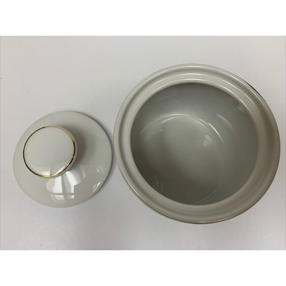 American Atelier Heavenly Hosts Sugar Porcelain Container Cherub‎ Angels Gold - Picture 4 of 5